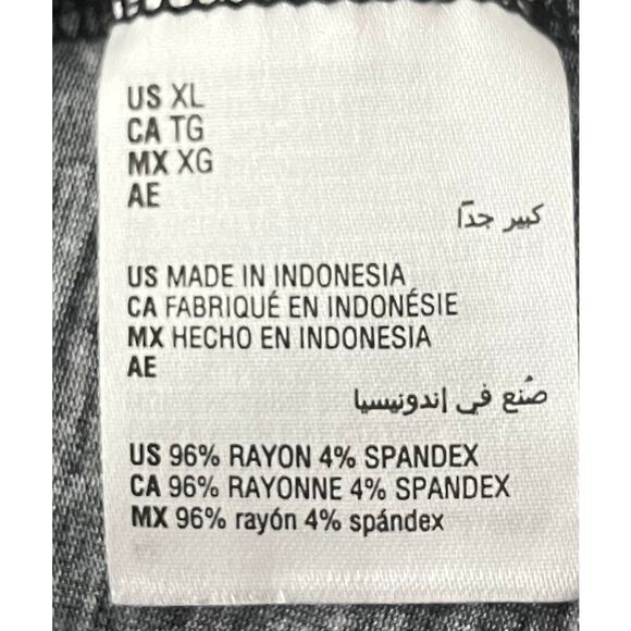 JM CCOLLECTION LONG SLV PULL-OVER RND NECK TOP, WOMENS, XL, BLACK, YELLOW FLORAL - Picture 12 of 12